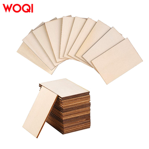 WOQI all'ingrosso rustico naturale personalizzato non trasformati rettangolari in <span class=keywords><strong>legno</strong></span> bianco pezzi per la scrittura di pittura - Product Image 4