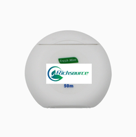 Emballage coloré personnalisé 33 Yard nettoyage des dents menthe fraîche fil dentaire en expansion fil dentaire