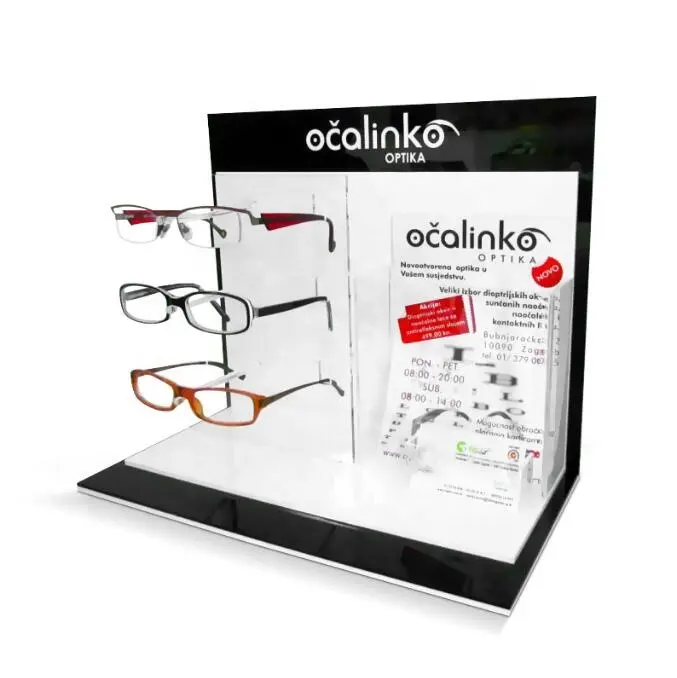CABOAL gözlük ekran standı özelleştirilmiş gözlük standı sıcak satış akrilik güneş gözlüğü ekran kabine