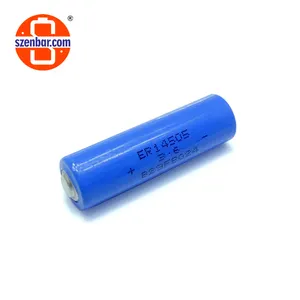 EnbarER14505-AA3.6ボルトLi-SOCl2リチウム電池セル
