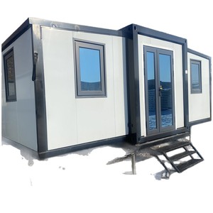 Casa Contenedor Desmontable, Oficina Rectangular, Diseño Moderno, Estructura de Acero Transpirable, Edificio Prefabricado - Product Image 3