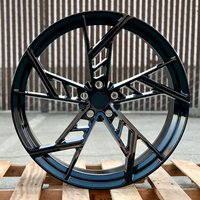 Nuevas Llantas Monobloque de Aleación de Aluminio 6061-T6 con Acabado Negro Brillante y Diseño Multirradio, Personalizadas de 18-24 Pulgadas para F30/F10/G30/F32/M8