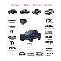 Kit carrosserie de haute qualité Toyota Hilux Vigo 2005-2015 jusqu'à Tundra 2022-2024, pare-chocs, capots moteur, lampes LED, accessoires de voiture