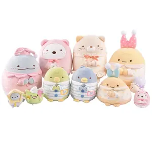 TYP3346 wholesale High Quality Japanese Sumikko Gurashi Soft Plush Toys San-X Corner Bio Cartoon Soft baby animal pillow