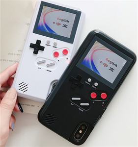 Pantalla a Color 36 <span class=keywords><strong>funda</strong></span> de teléfono de juego clásico para iPhone 6 S 7 8 Plus consola Game Boy <span class=keywords><strong>funda</strong></span> de silicona TPU suave para iPhone X XS Max XR - Product Image 3