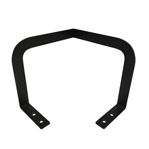 Support d'angle pour matelas 150x140x80mm en acier thermolaqué noir, accessoire de quincaillerie pour fixation de bordure - Product Image 4