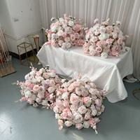 Boules de fleurs artificielles en soie romantiques IFG Factory, 50 cm, rose, fleurs artificielles pour les événements de mariage