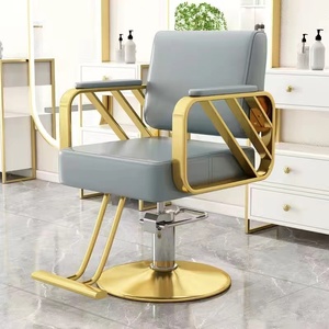 Fauteuil de Barbier en Cuir Populaire avec Éponge Haute Densité pour Salon de Coiffure et Esthétique - Product Image 2