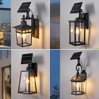 Nouvelle lampe solaire extérieure avec ampoule, épaissie, lampe murale à consommation zéro, lumineuse et durable, lampe murale extérieure à fixation murale