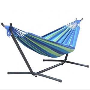 <span class=keywords><strong>Support</strong></span> de <span class=keywords><strong>hamac</strong></span> en <span class=keywords><strong>acier</strong></span> robuste portable avec étui de transport pour le camping, la randonnée, le patio extérieur ou l'intérieur Capacité de 200kg - Product Image 3
