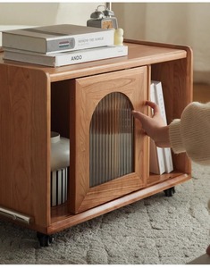 Multifunctionele moderne salontafel van massief hout, klein formaat en eenvoudig te installeren - Product Image 4
