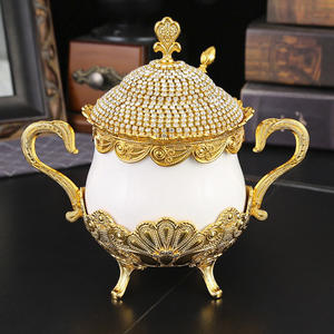 Ustensiles de cuisine haut de gamme de style européen : pots à sucre, boîtes à sucre, pots à épices, pots à sel avec couvercles - Product Image 2