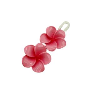 De Roze Ei Bloem Haarspeld Is Een Schattige Roze Ei Bloem Haarspeld Uitstekende Kapsel Accessoire Side-Blowout Stijl Hars - Product Image 5