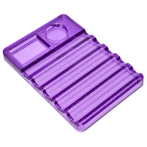 Professional Nail Art Palette Pen Holder 5-Grid Nail Art Mixing <b>Plate</b> and <b>Brush</b> Holder for Gel Polish Painting Acrylic Manicure - Product Image 5