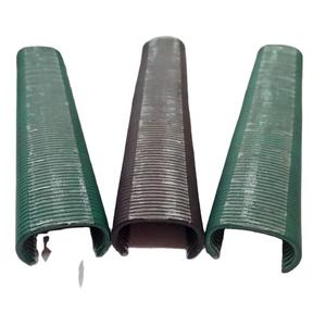 Anneaux de porc C24 galvanisés à chaud enduits de PVC <span class=keywords><strong>vert</strong></span>, anneaux en C antirouille de 1/2 pouces pour la corde élastique sur le <span class=keywords><strong>grillage</strong></span> soudé et la clôture - Product Image 2