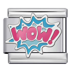 Bracelet DIY tendance en acier inoxydable plaqué or, motif goutte d'huile, série anglaise de dessins animés, module <span class=keywords><strong>italien</strong></span> ICJ, avec la <span class=keywords><strong>phrase</strong></span> « Never Give ». - Product Image 1