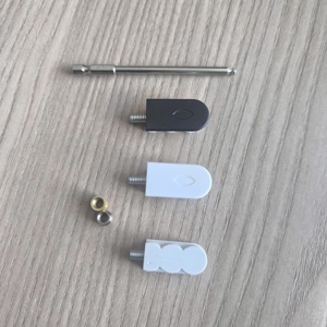 3-in-1 <b>Plastic</b> Steel Cabinet Door Lift System Furniture <b>Brackets</b> Connectors Plating Hardware Non-Detachable Design Single Damper - Product Image 3