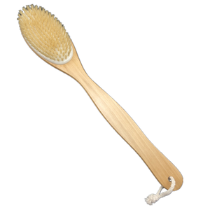 Brushes Wooden Brush Wood Handle Brush Natural Wood Bath Body Brushes Bristle Wooden Long Handle Bath Brush