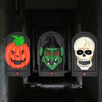 Sonnette électrique en plastique pour Halloween 2026 – Décoration farce pour portes, fêtes, rassemblements et maisons hantées