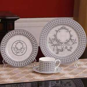 Hot Selling Low Price Party <b>Halloween</b> <b>Tableware</b> Jungle Dinner Set Retro Ancient Myth Motif Dinner Plate - Product Image 5