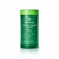 Capsule de santé cellulaire en marque privée, formule de complément alimentaire à base de plantes non OGM et végétalienne, ergothionéine PQQ