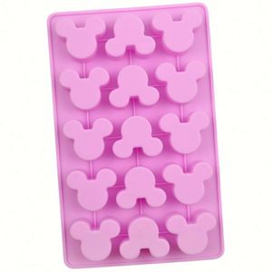 Moule en silicone et résine écologique, motif tête de souris mignonne, 15 cavités, pour chocolat, ustensiles de cuisine et pâtisserie, bac à glaçons DIY, OEM/ODM, vente chaude - Product Image 2