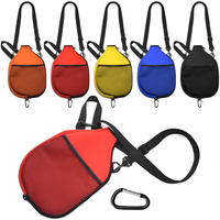 Couverture de pagaie de Pickleball en néoprène résistant à l'eau sangle réglable couverture de raquette de Pickleball Portable accessoires de balle de Pickle