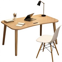 YOUTAI Bureau d'ordinateur et chaise en bois légers et modernes de haute qualité pour la maison, la chambre à coucher et le bureau