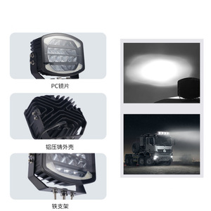 Led <b>Driving</b> <b>Light</b> 5 7inch 9inch 6000Lm 6000K 12V 55W Universal Fit For Truck SUV Offroad - Product Image 2