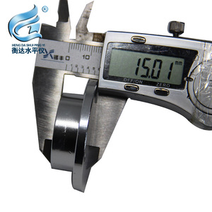 Nivel de burbuja circular metálico Heng Da Shui Ping Yi, mini nivel de burbuja de grado industrial con precisión de 360 grados - Product Image 4