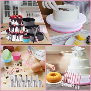 OEM 1 Piece <b>Set</b> Eco-Friendly Fondant Cake Decorating Supplies Kit with Plastic Molds Microwave Safe - Product Image 3