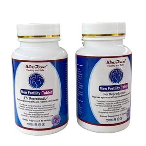 Cápsulas de fertilidad herbal de grado alimenticio para hombres con vitamina C prensadas en frío en botella para aumentar el esperma y tener bebés - Product Image 3