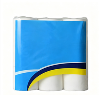 Papier toilette commercial Nanbo 24 rouleaux, sûr, 1 à 4 plis, doux, résistant, jetable, absorbant, fabriqué à partir de pâte de bambou, vente en gros