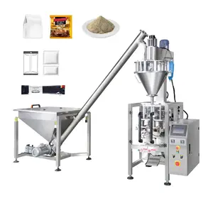 Vertical automatic bag stick sachet pouch instant ground 3 in 1 coffee powder mix fill packing machine