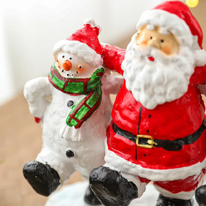 <span class=keywords><strong>Adorno</strong></span> de Resina de <span class=keywords><strong>Santa</strong></span> <span class=keywords><strong>Claus</strong></span>, Muñeco de Nieve, Ángel, Alce, Decoración Navideña para Mesa, Adornos Navideños de Resina de <span class=keywords><strong>Santa</strong></span> <span class=keywords><strong>Claus</strong></span> - Product Image 5