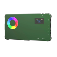 Panneau d'éclairage vidéo professionnel RGBWW Panneau de lumière de photographie LED portable Parfait pour l'éclairage DSLR/Mirrorless/B-Roll