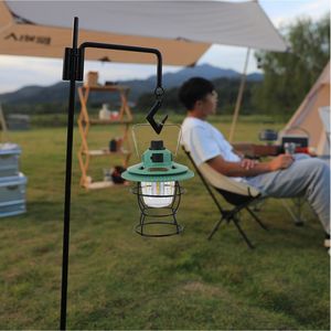 Outdoor Retro Camping <b>Lantern</b> <b>Led</b> Warm White <b>Rechargeable</b> Battery Hanging Light For Tent Ambient Lighting - Product Image 2