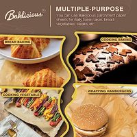 Papier de cuisson en silicone de taille personnalisée pour la cuisson de feuilles de papier sulfurisé à haute température