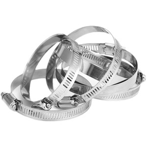 Colliers de serrage en acier inoxydable de style américain 12-400 mm pour la réparation et le remplacement de tuyaux - Product Image 2