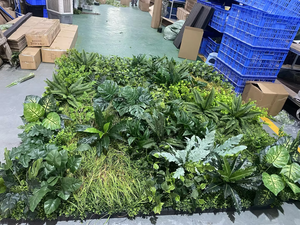 Pannello di Muschio e Piante Artificiali 3D da Parete Stile Giungla Personalizzato all'Ingrosso, Giardino Verticale per Paesaggistica e Spazi Verdi con Lichene - Product Image 3