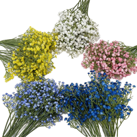 Ciel étoilé artificiel, fleurs réalistes, décoration de mariage et de maison, plastique doux au toucher, style bohème, respectueux de l'environnement