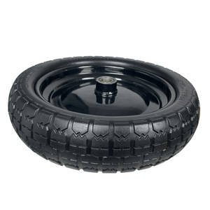 13 Inch Airless Solid Pu Foam Wheel With Ball Bearing <b>For</b> <b>Tool</b> <b>Cart</b> 200kg Load Capacity - Product Image 4