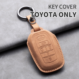 กรอบใส่กุญแจรถหนังแท้สำหรับโตโยต้า RAV4ไฮลักซ์ฟอร์จูนเนอร์ Camry CROWN - Product Image 3