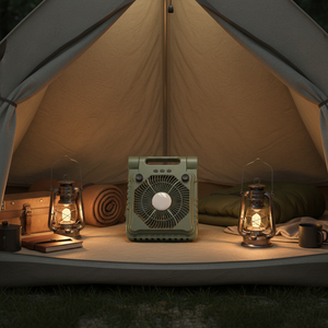 Authentic RV Portable Desk Desktop <b>Table</b> Cooling Fan Usb Green Fan Cooler On Desk - Product Image 1