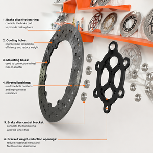 Rotor en carbone céramique personnalisé pour Ducati <span class=keywords><strong>999</strong></span> / 999R Desmosedici - Product Image 6