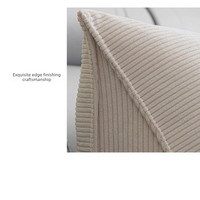 Coussin triangulaire en stock pour dossier de lit, chaise de bureau, canapé, soutien lombaire, tatami, avec housse amovible