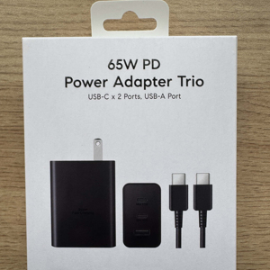 Haute qualité EU / US 65W Super Fast <span class=keywords><strong>Trio</strong></span> chargeur Type C adaptateur pour Samsung Galaxy S22 S23 S24 S25 Ultra - Product Image 1