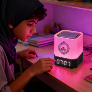 Fabricant professionnel de l'appareil d'apprentissage du Coran numérique QB303 avec haut-parleur Bluetooth, commande tactile et application mobile. - Product Image 3