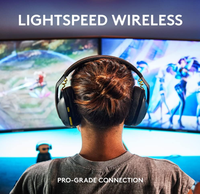 Headset Gaming Nirkabel Logitech G435 Lightspeed Dual Mode dengan Mikrofon untuk PC, PS5, dan Perangkat Seluler (Grosir)