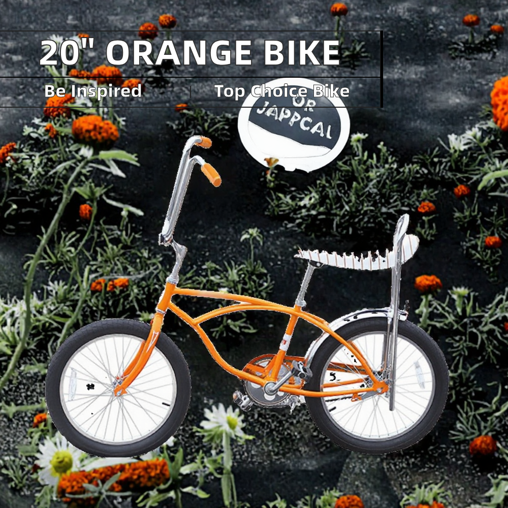 Classic Beach Cruiser Bike - Single Speed Gears & Steel Fork
